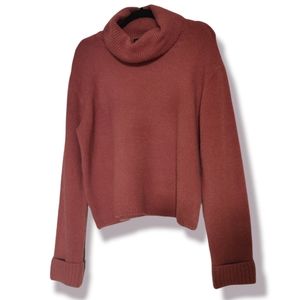 High Neck Knit Sweater XL